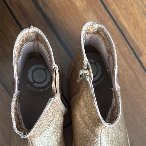 Livie & Luca Kids Boots with Pink Butterfly Accent - Picture 2 of 6